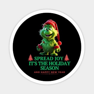 Festive Grinch Delight Magnet